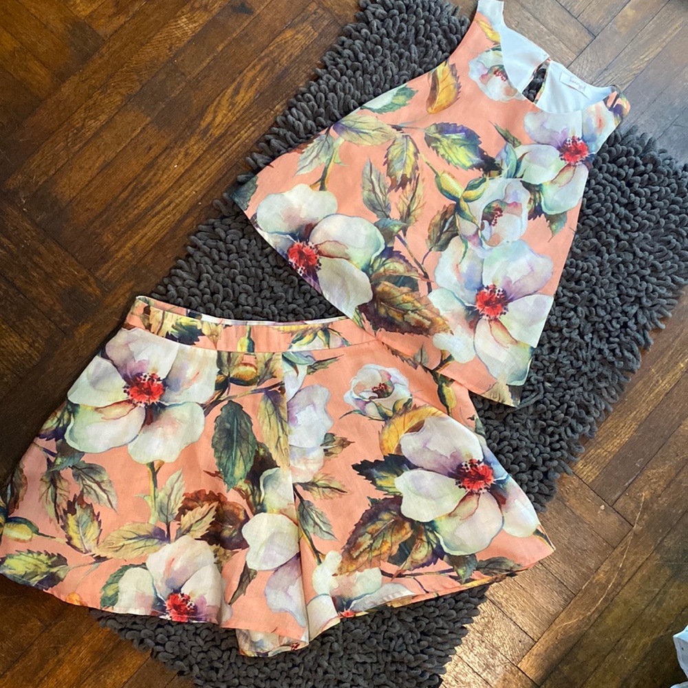Henrigiel Floral Shorts Set